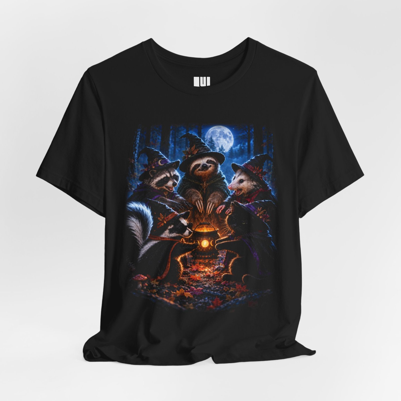 Witch Coven Shirt, Moonlit Halloween Tee