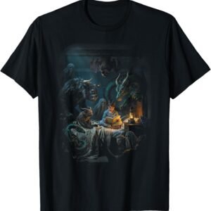 Dreamcore Boy & Monster Shirt, Bedtime Reading Art Tee, Dreamcore Gift