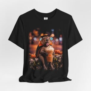 Capybara Witch Halloween Shirt | Spooky Capybara Witch Graphic Tee | Cute Halloween Costume Gift