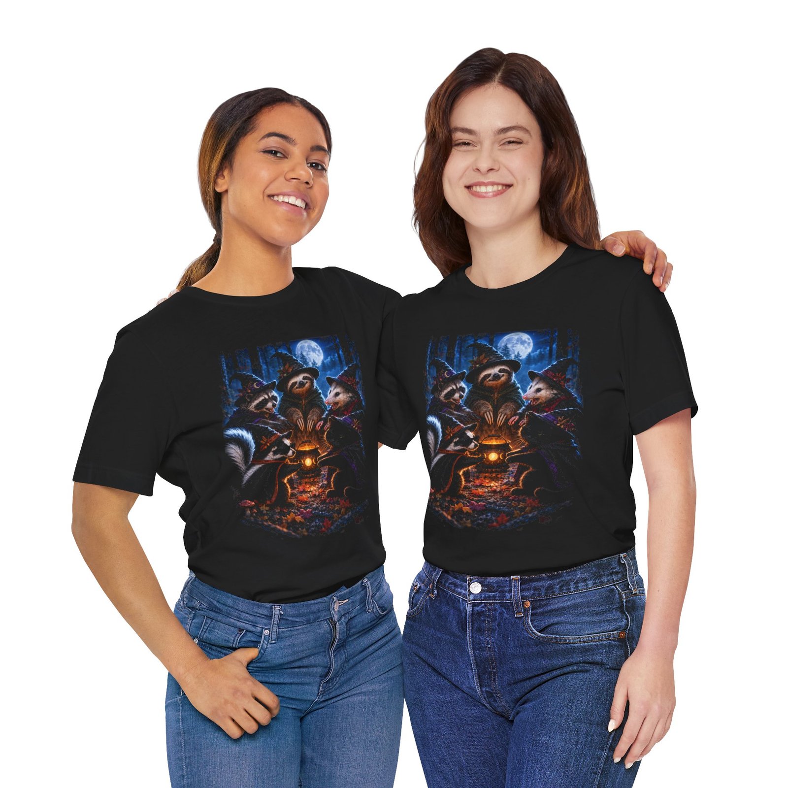 Witch Coven Shirt, Moonlit Halloween Tee - Image 7