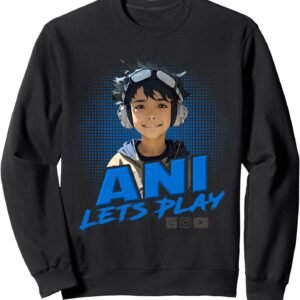 Ani Lets Play Sweatshirt, Gaming Channel Merch, Gamer Gift