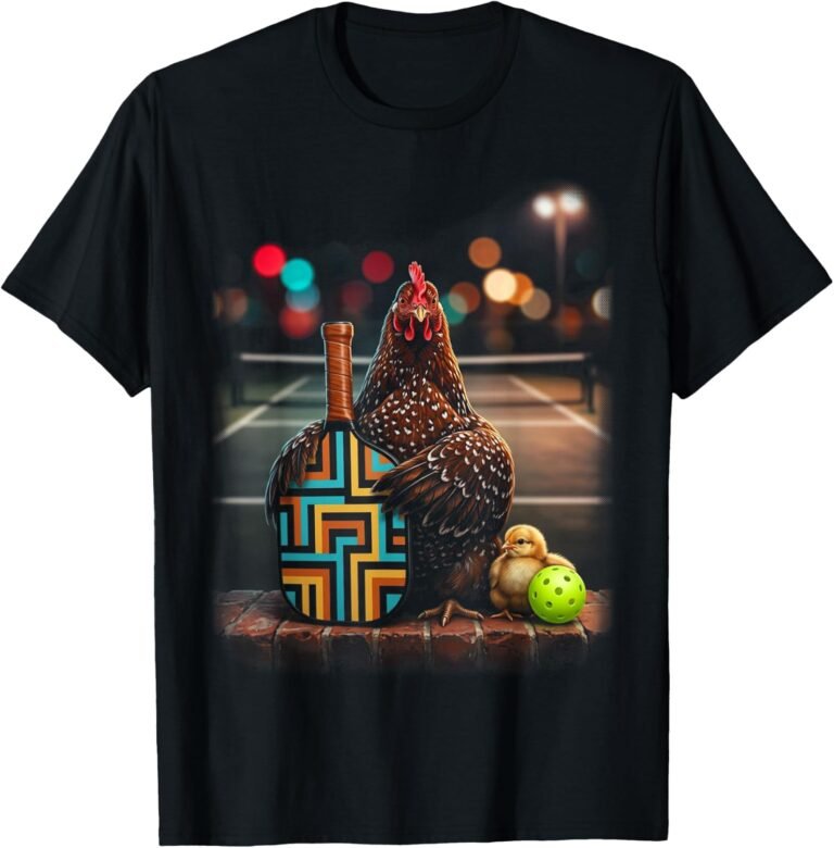 Hen Family Pickleball Shirt, Matching Outfit Tee, Chicken Lover Gift design