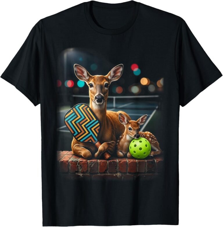 Deer Family Pickleball Shirt, Matching Outfit Tee, Deer Lover Gift design