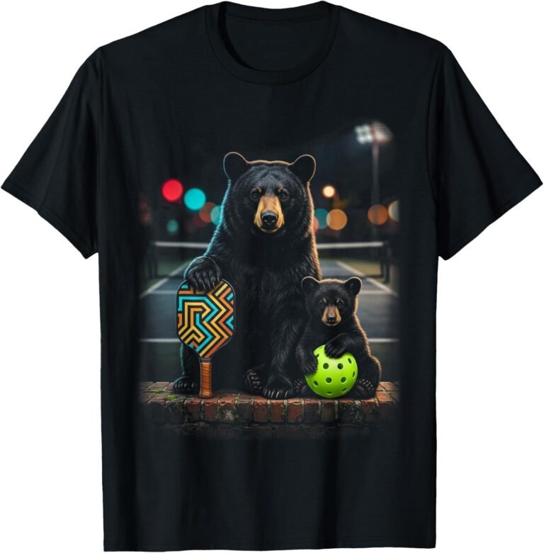 Bear Family Pickleball Shirt, Matching Outfit Tee, Bear Lover Gift design