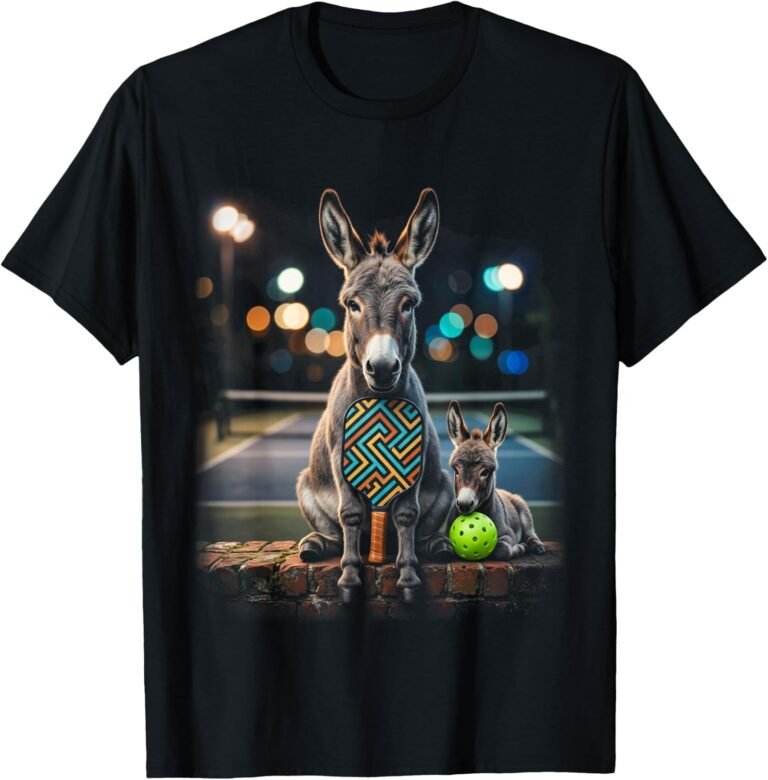 Donkey Family Pickleball Shirt, Matching Outfit Tee, Donkey Lover Gift design