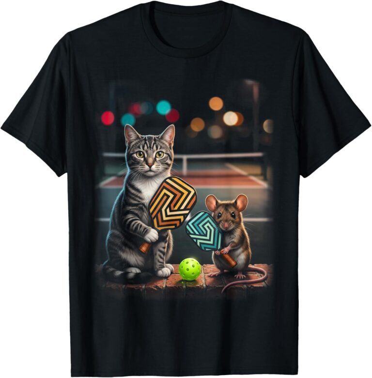 Cat & Mouse Pickleball Partner Shirt, Favorite Partner Ever Tee, Pickleball Gift design