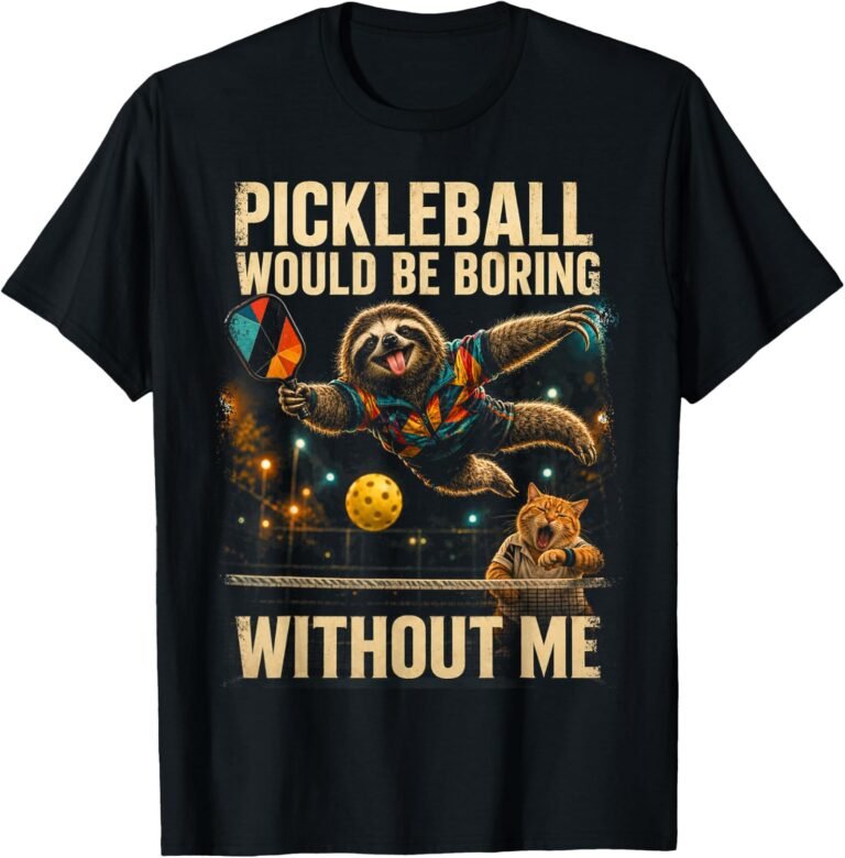 Admit It Sloth Shirt, Pickleball Would Be Boring Without Me Tee, Funny Pickleball Gift design