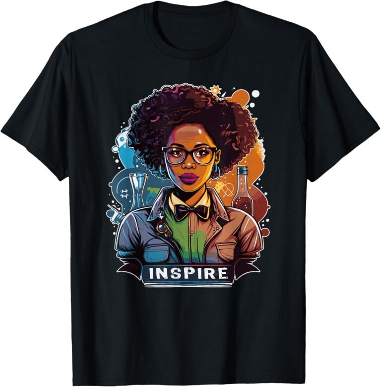 Black Scientist & Inventor Day Shirt, African-American STEM Tee, Inspire Gift design
