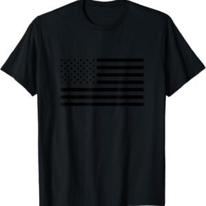 American Flag Subdued Shirt, Tactical Style Flag Tee, Patriot Gift