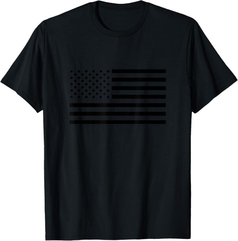 American Flag Subdued Shirt, Tactical Style Flag Tee, Patriot Gift design