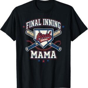 Final Inning Mama Shirt, Home Plate Badge Tee, Softball Senior Mom Gift