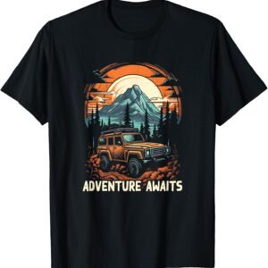 Overlanding Adventure Awaits Shirt, Off-Road Camping Tee, Adventure Gift