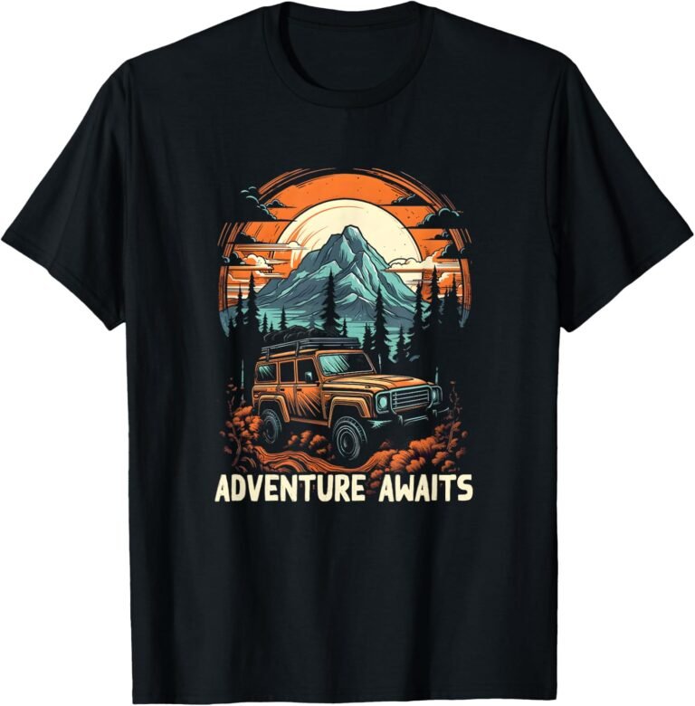 Overlanding Adventure Awaits Shirt, Off-Road Camping Tee, Adventure Gift design