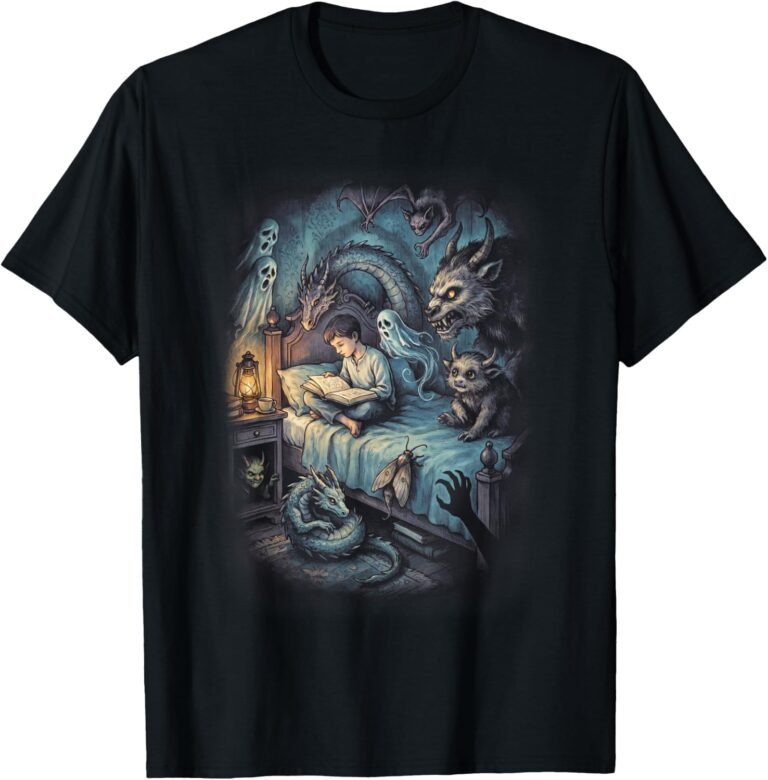 Dreamcore Bedtime Storybook Shirt, Cozy Reading Art Tee, Dreamcore Gift design