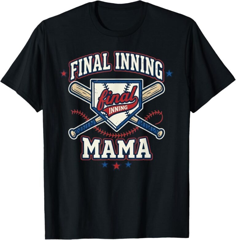 Final Inning Mama Shirt, Home Plate Badge Tee, Baseball Mom Gift design
