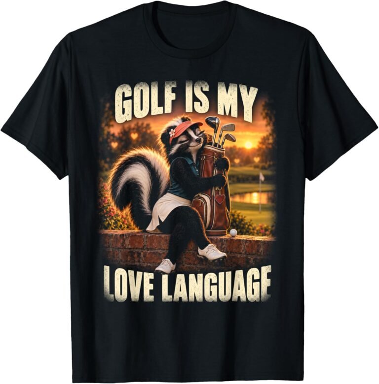 Golf Is My Love Language Shirt, Funny Golfer Women Tee, Ladies Golf Gift design