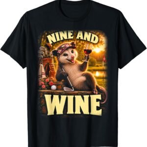 Nine And Wine Golf Shirt, Funny Golfer Women Tee, Ladies Golf Humor Gift