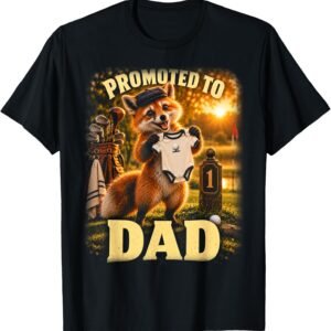 Promoted To Dad 2027 Golf Announcement Shirt, Golfing Daddy Tee, Golf Dad Reveal Gift