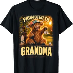 Promoted To Grandma Golf Announcement Shirt, Golfing Nana Tee, Golf Grandma Reveal Gift