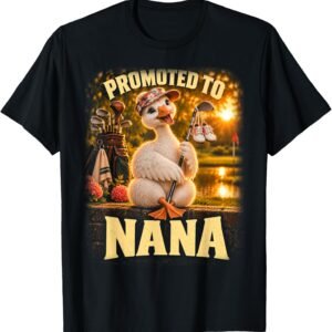 Promoted To Nana Golf Announcement Shirt, Golfing Grandma Tee, Golf Nana Reveal Gift