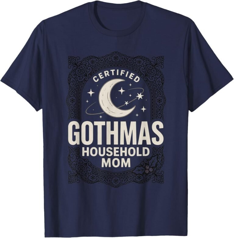 Gothmas Household Mom Shirt, Gothic Christmas Tee, Alt Holiday Gift design