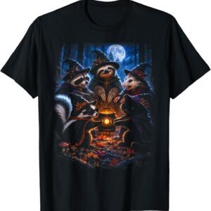 Witch Coven Shirt, Moonlit Halloween Tee
