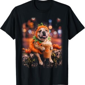 English Bulldog Halloween Shirt | Spooky English Bulldog Graphic Tee | Cute Halloween Costume Gift