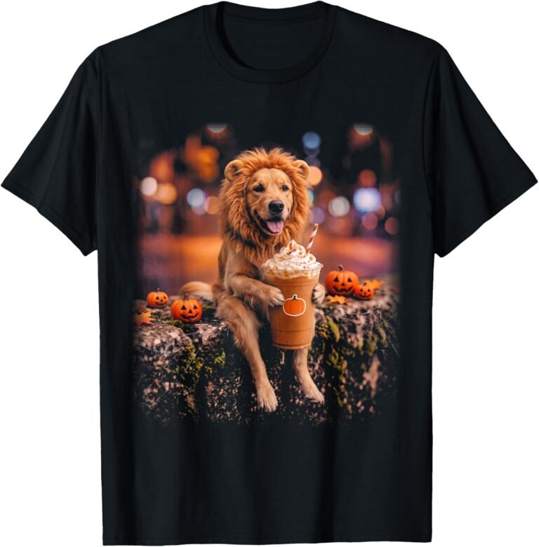 Labrador Golden Retriever Halloween Shirt | Spooky Labrador Golden Retriever Graphic Tee | Cute Halloween Costume Gift design