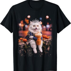 Cat Princess Halloween Shirt | Spooky Cat Princess Graphic Tee | Cute Halloween Costume Gift