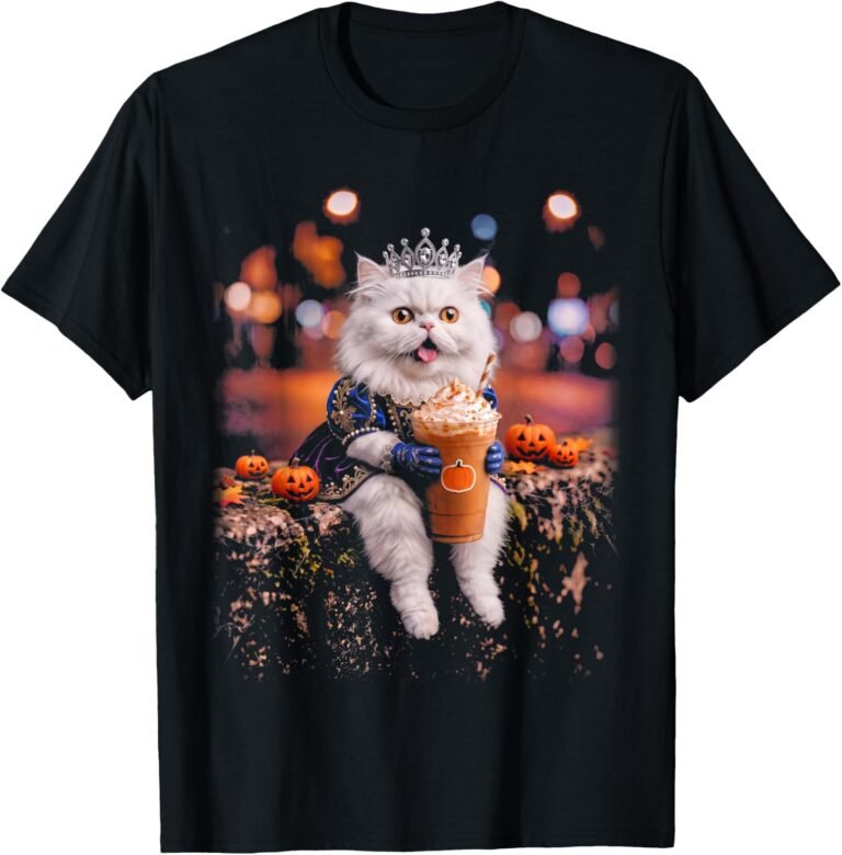 Cat Princess Halloween Shirt | Spooky Cat Princess Graphic Tee | Cute Halloween Costume Gift design