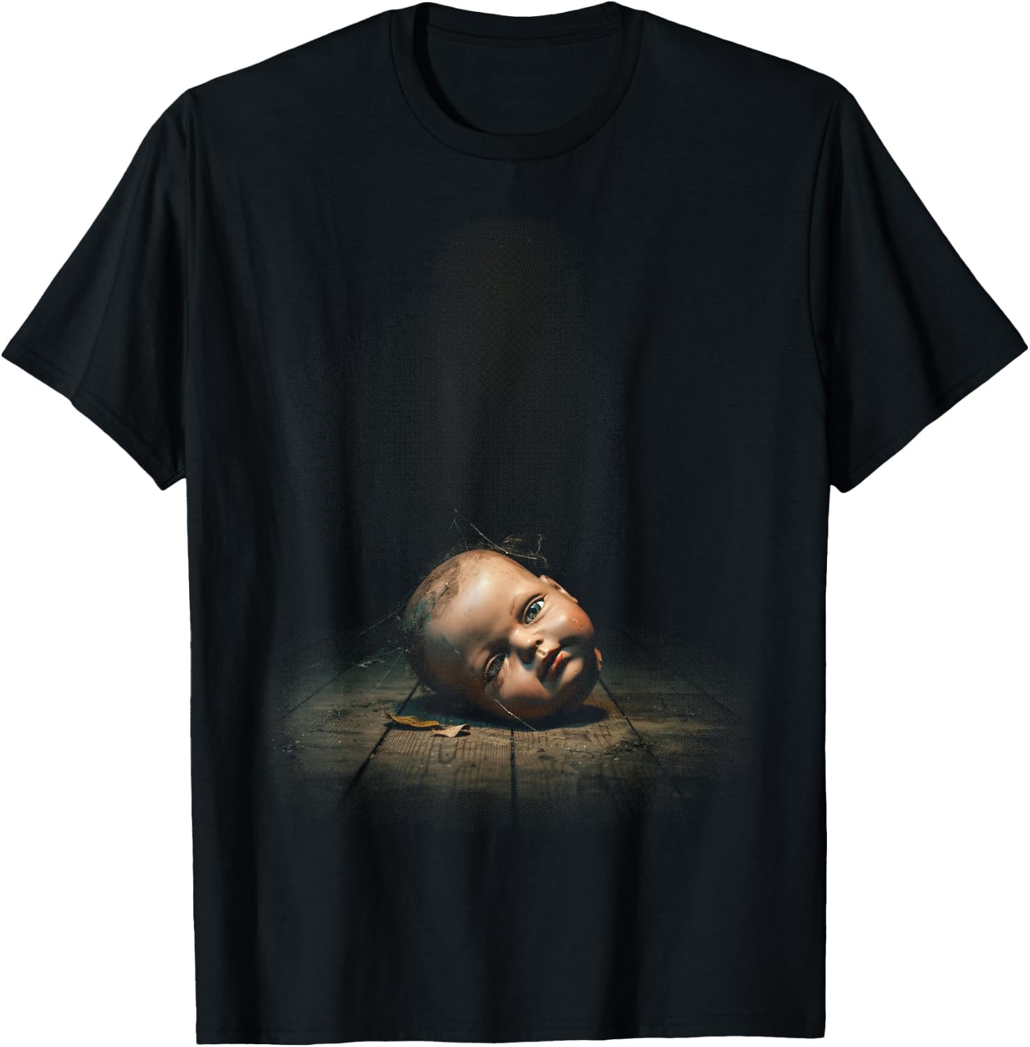 Weirdcore Shirt, Detached Vintage Doll Head Halloween Tee, Unsettling Horror Gift