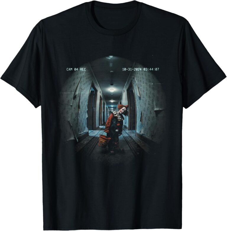 Weirdcore Shirt, Trick-or-Treat Clown Horror Halloween Tee, Unsettling Gift design