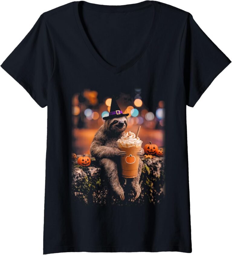 Sloth Costume Halloween Shirt | Spooky Sloth Costume Graphic Tee | Cute Halloween Costume Gift design