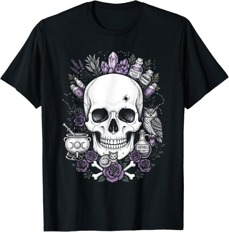 Black Cat Witch Halloween Shirt | Spooky Black Cat Witch Graphic Tee | Cute Halloween Costume Gift