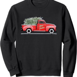 Christmas Tree Truck Shirt, Funny Holiday Pickup Sweater, Christmas Gift