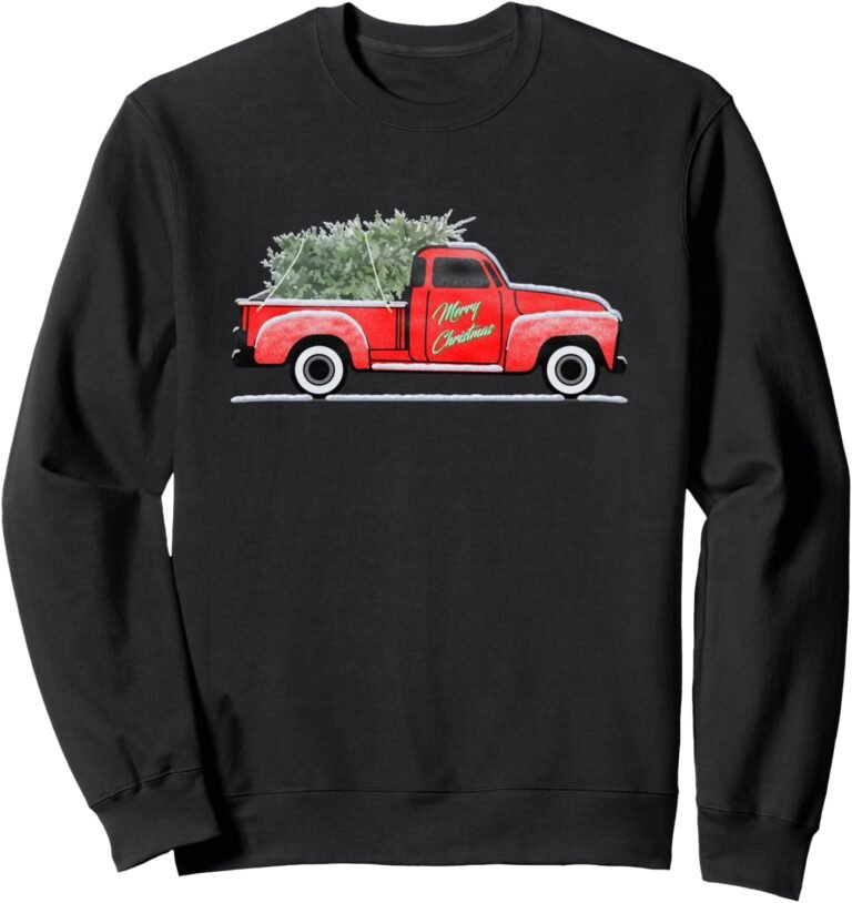 Christmas Tree Truck Shirt, Funny Holiday Pickup Sweater, Christmas Gift design