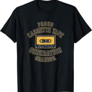 Cassette Tape Generation Grandpa Shirt, Collegiate Arch Tee, Grandpa Gift