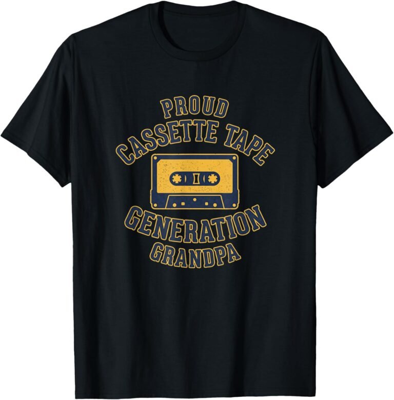 Cassette Tape Generation Grandpa Shirt, Collegiate Arch Tee, Grandpa Gift design