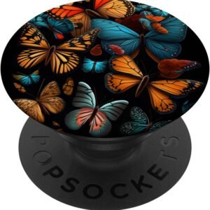 Colorful Butterflies PopGrip, Garden Collection Phone Grip, Nature Lover Gift