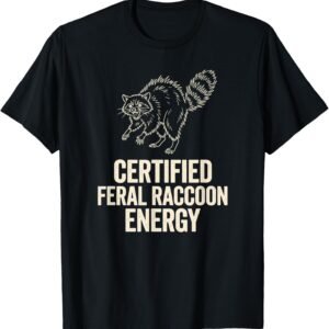 Hissing Raccoon Shirt, Trash Panda Tee, Wildlife Lover Gift