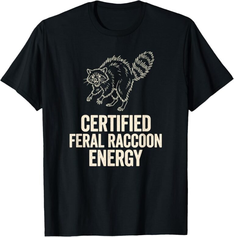 Hissing Raccoon Shirt, Trash Panda Tee, Wildlife Lover Gift design