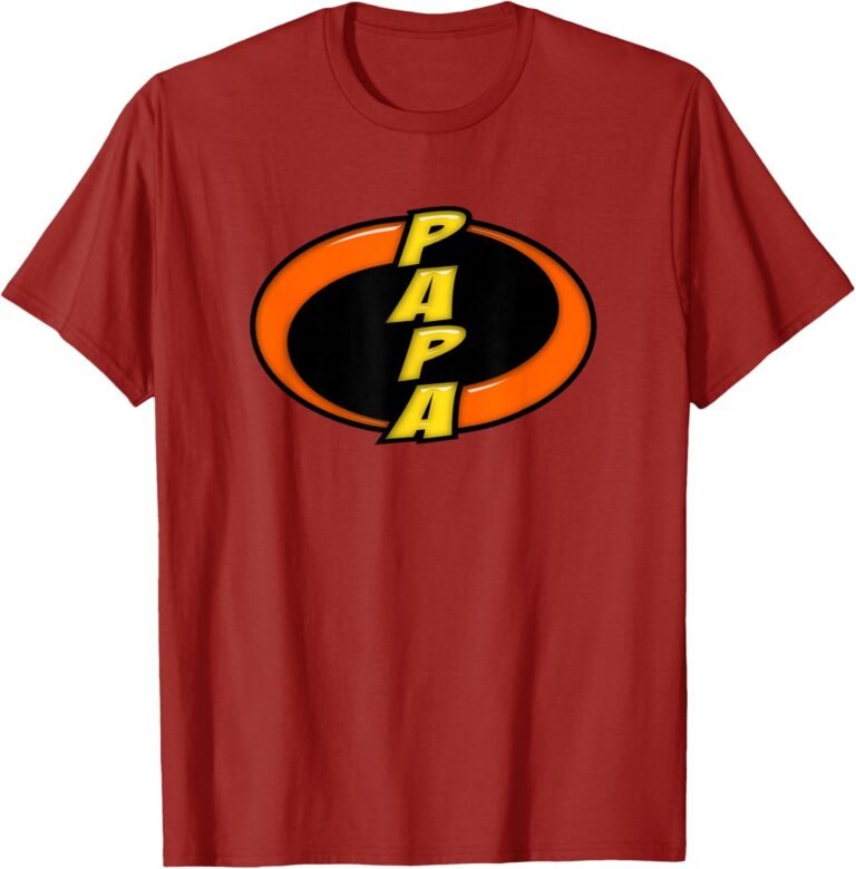Papa Incredible Shirt, Funny Superhero Dad Tee, Papa Gift design