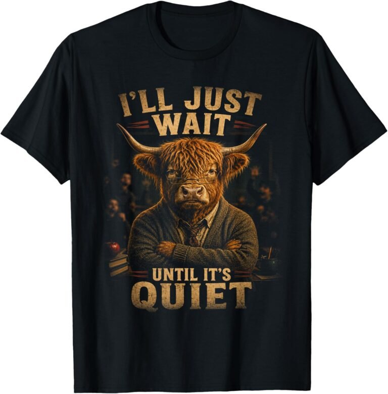 Quiet Classroom Teacher Shirt, Funny Cow Tee, Teacher Gift design