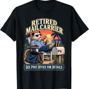 Retired Mail Carrier Shirt, See Post Office Opossum Tee, Mail Carrier Retirement Gift