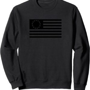 Black Betsy Ross Flag Shirt, 13 Colonies Tee, Patriotic Gift
