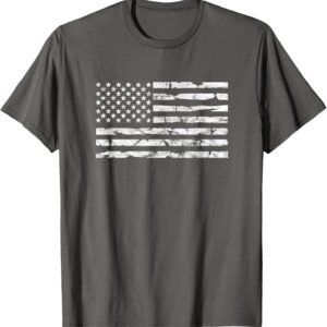 Vintage Distressed American Flag Shirt, Retro Flag Tee, Patriotic Gift