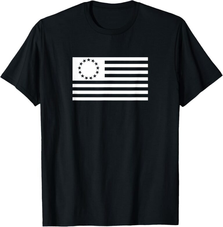 White Betsy Ross Flag Shirt, 13 Colonies Tee, Patriotic Gift design