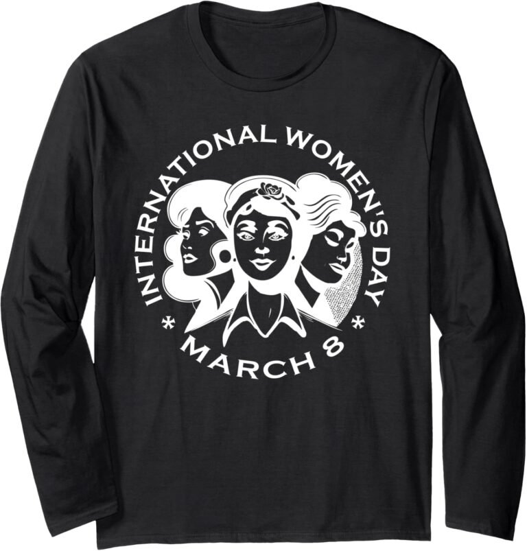 International Women's Day Shirt, Three Faces Tee, March 8 Gift design