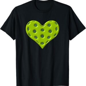 Cute Love Pickleball Heart