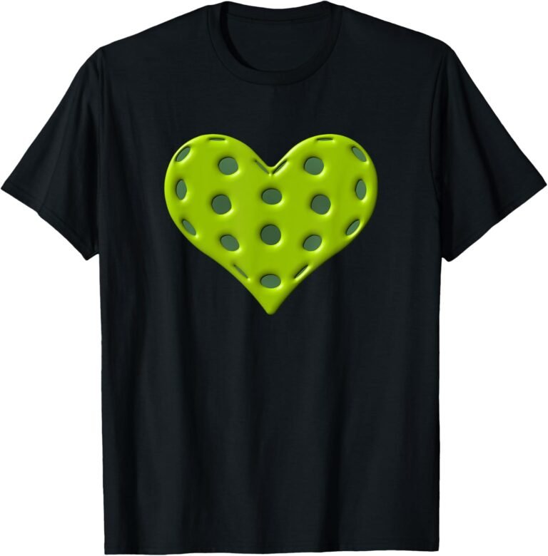 Cute Love Pickleball Heart design